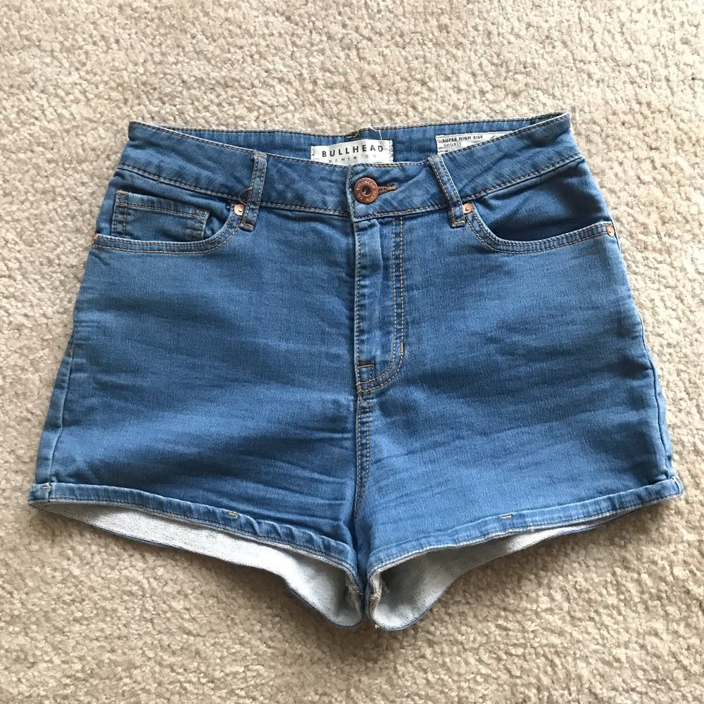High Waisted Denim Shorts